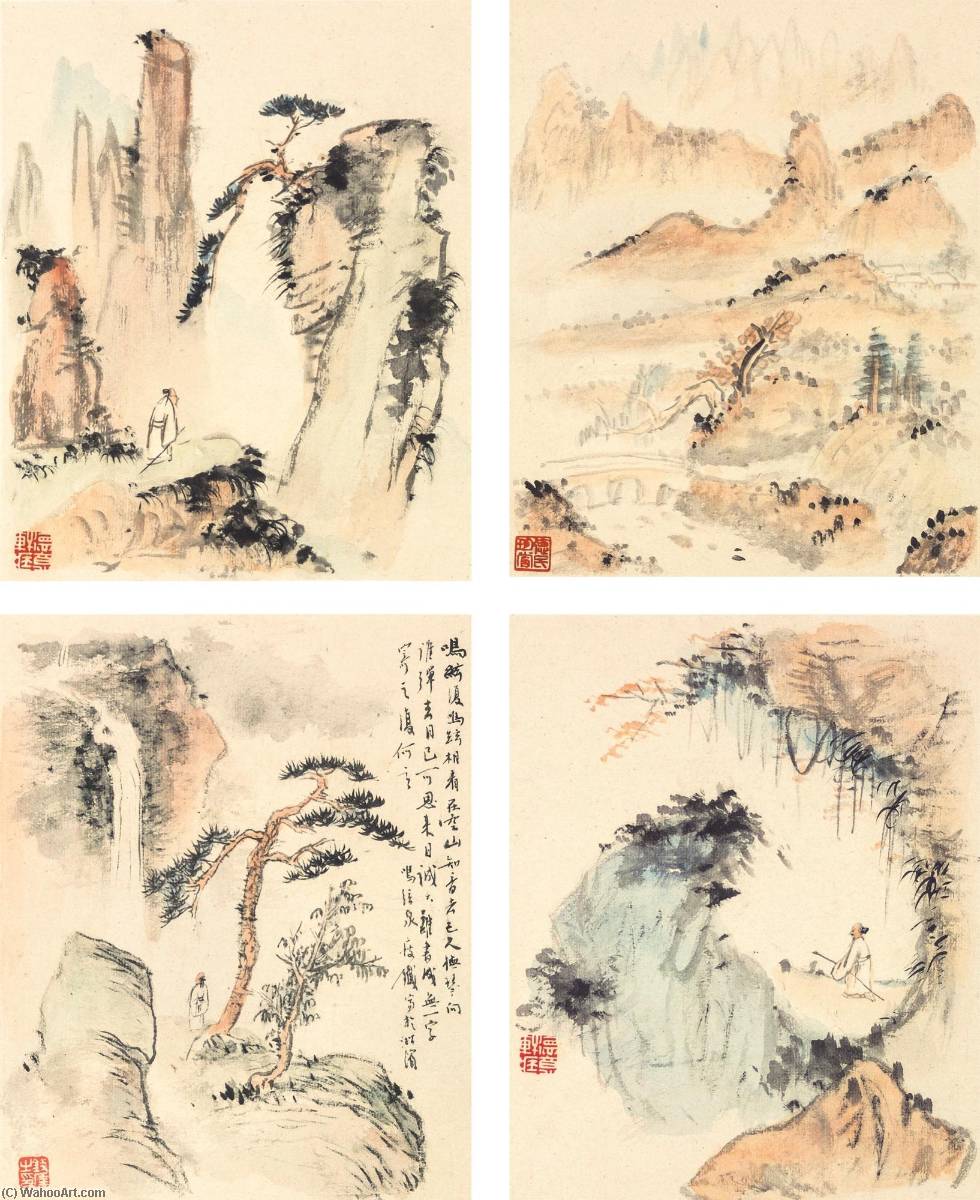 Landscapes Of Mount Huang — Qian Shoutie