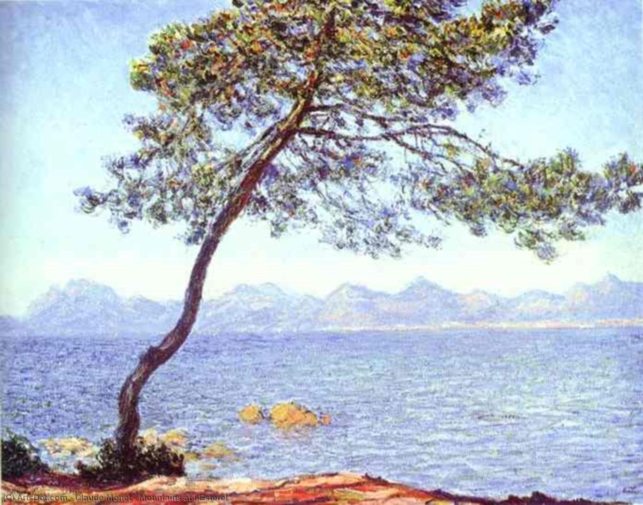 Mountains At L'esterel — Клод Моне