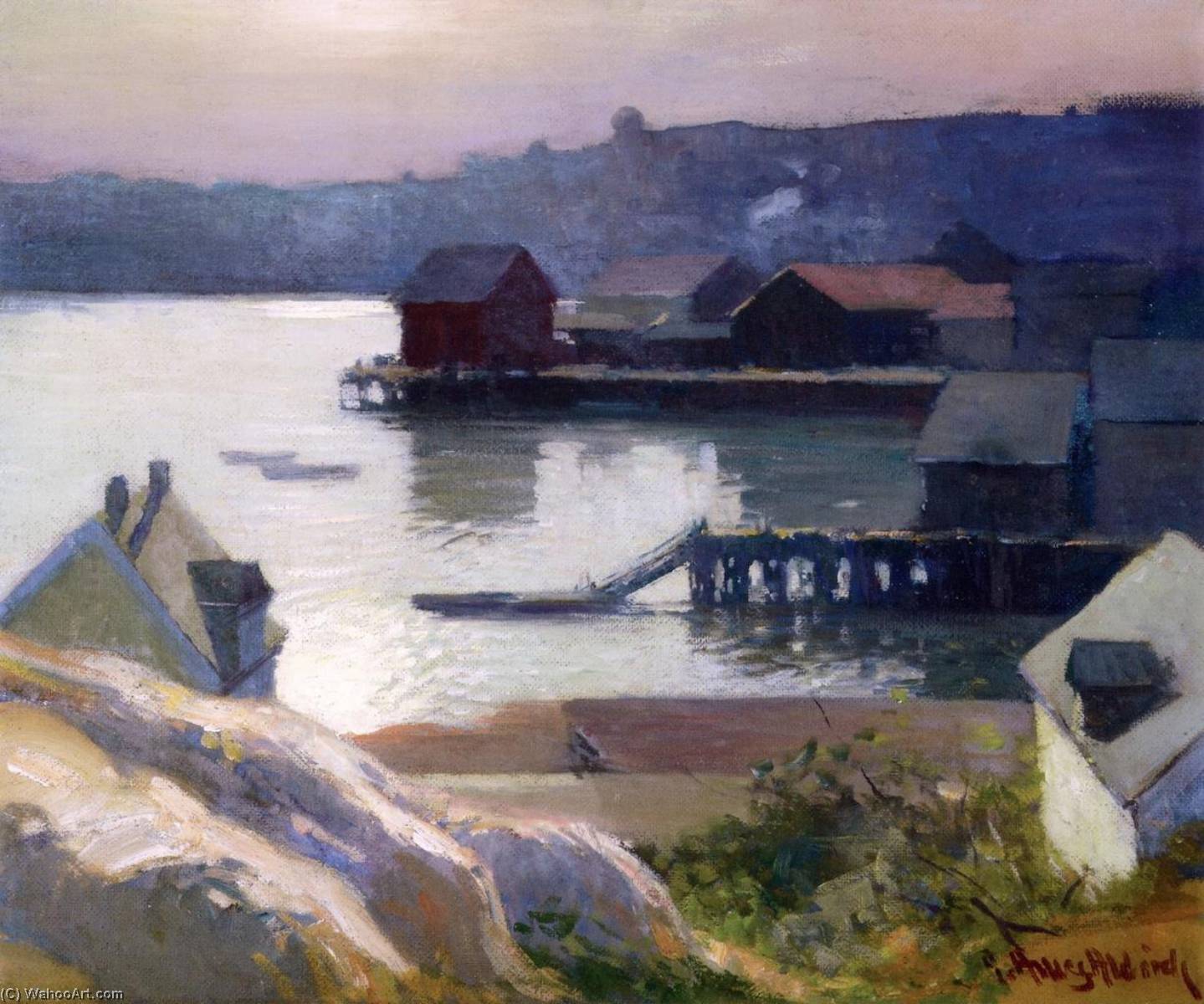 Gloucester Scene — Georges Ames Aldrich
