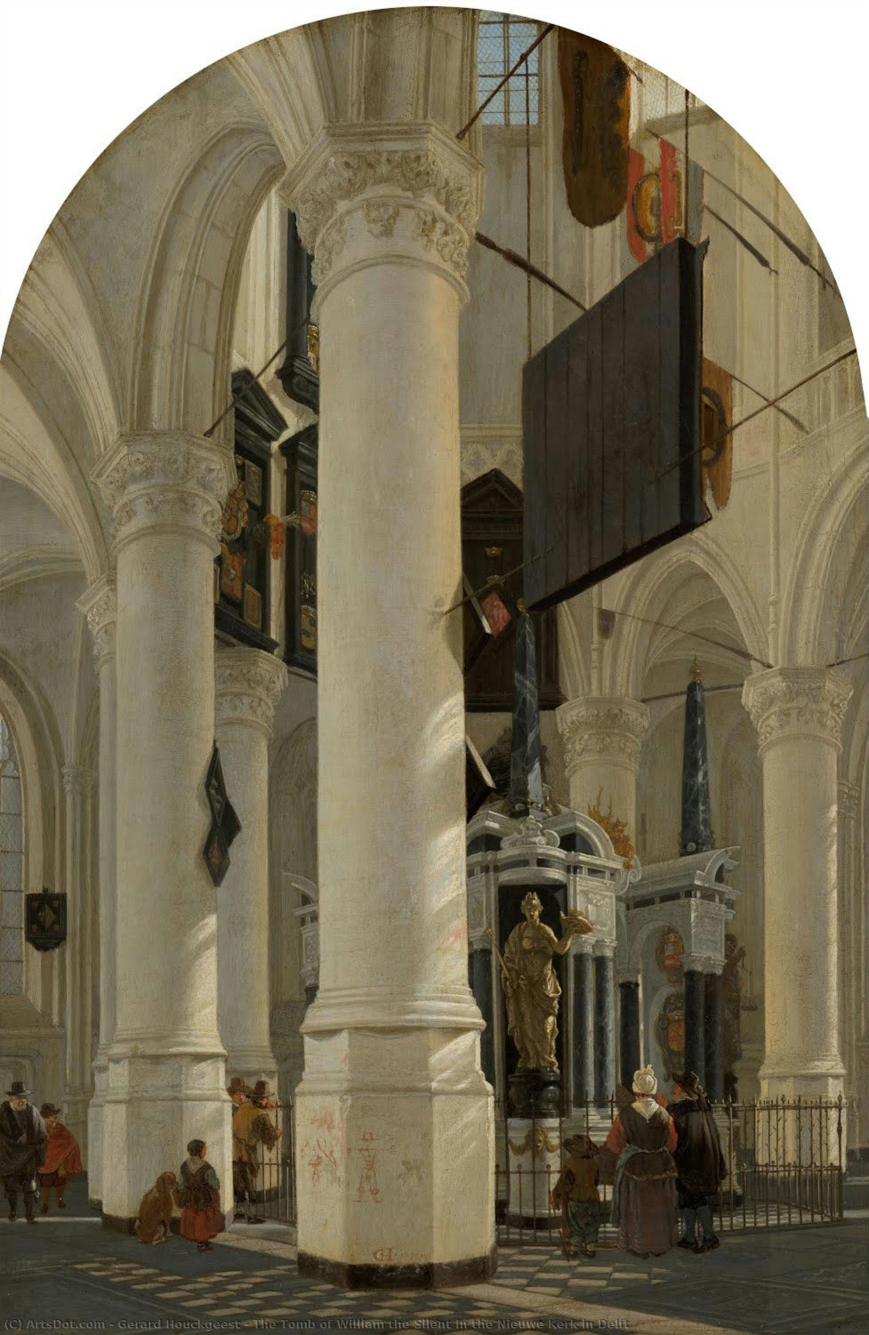 The Tomb Of William The Silent In The Nieuwe Kerk In Delft — Gerard Houckgeest