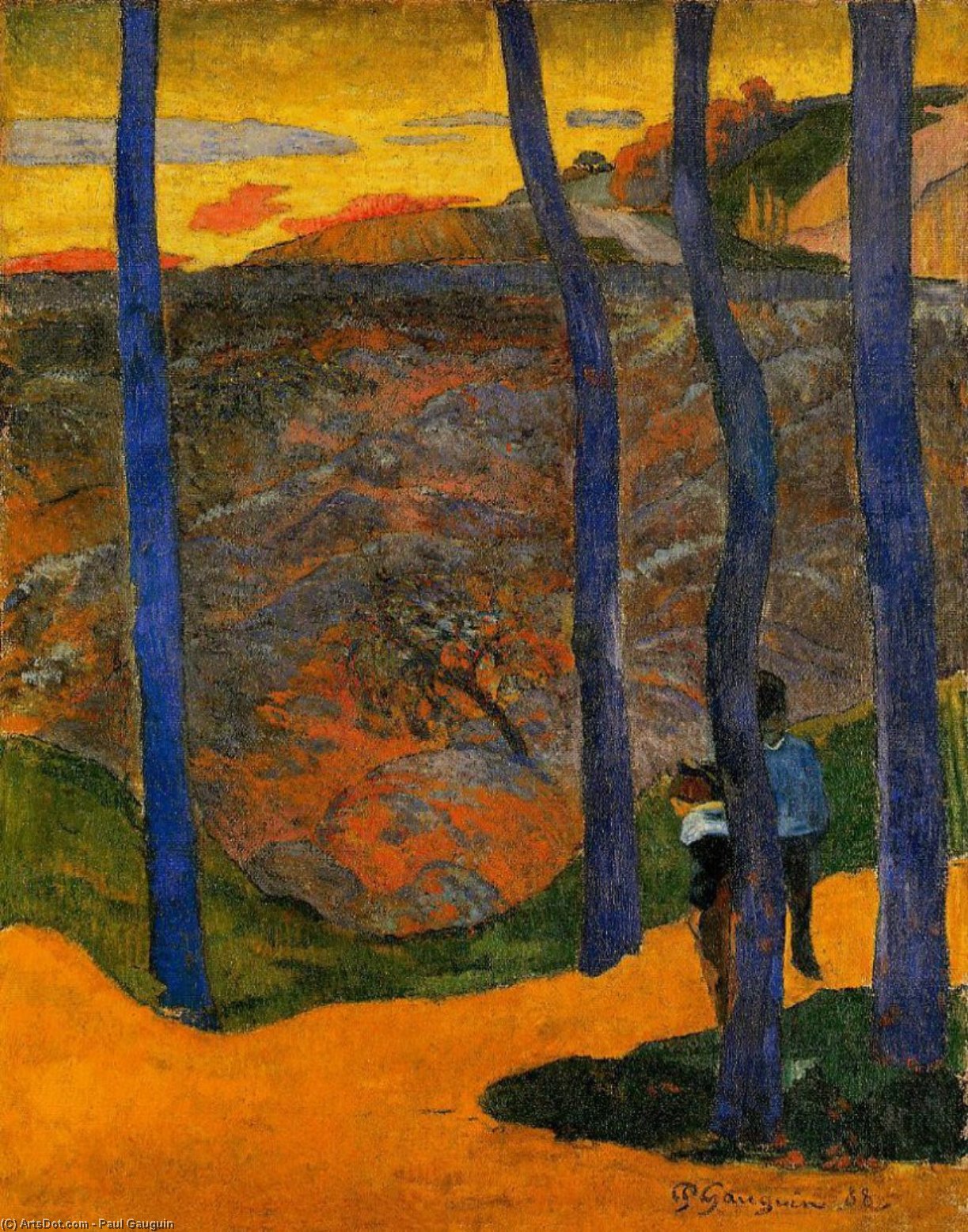 Blue Trees — Гоген