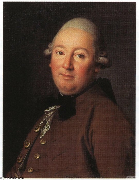 Portrait Of An Unknown Man In A Brown Coat — Carl Ludwig Johann Christineck