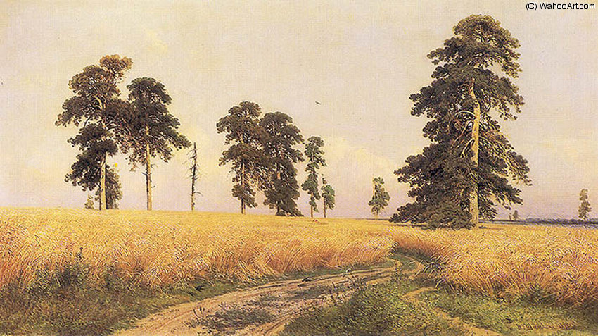 The Rye Field — Ivan Ivanovich Shishkin