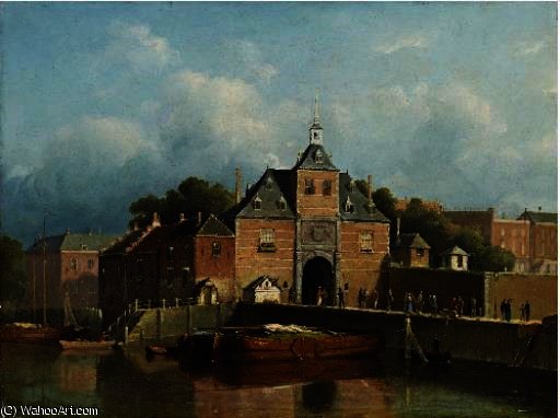 A Veiw Of A City Gate — Jan Weissenbruch
