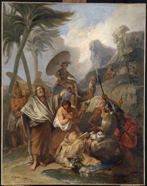 Saint Philippe Baptisant L'eunuque De La Reine Candace — Nicolas Bertin