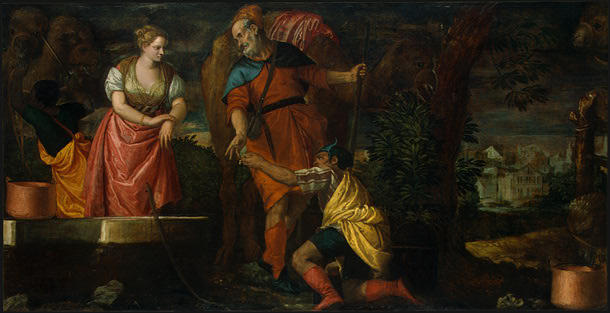 Rebecca At The Well — Paolo Veronese