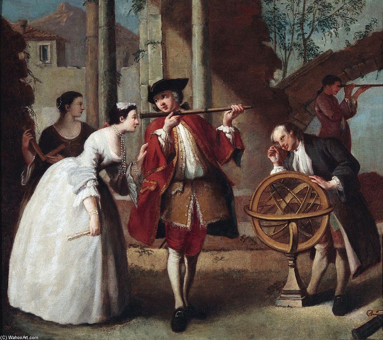 Allegorie Der Astronomie, Öl Auf Leinwand — Francesco Zugno