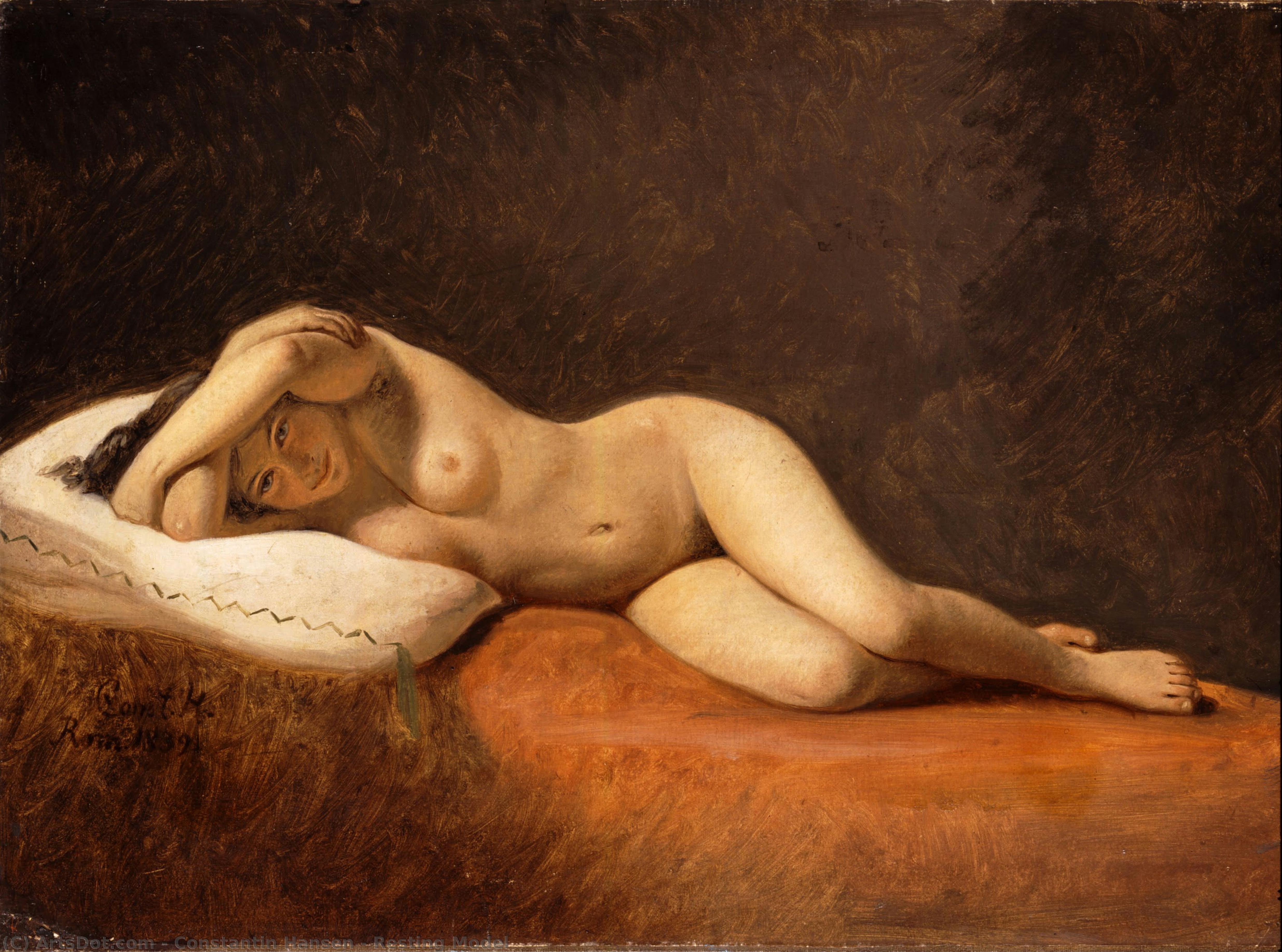 Resting Model — Constantin Hansen