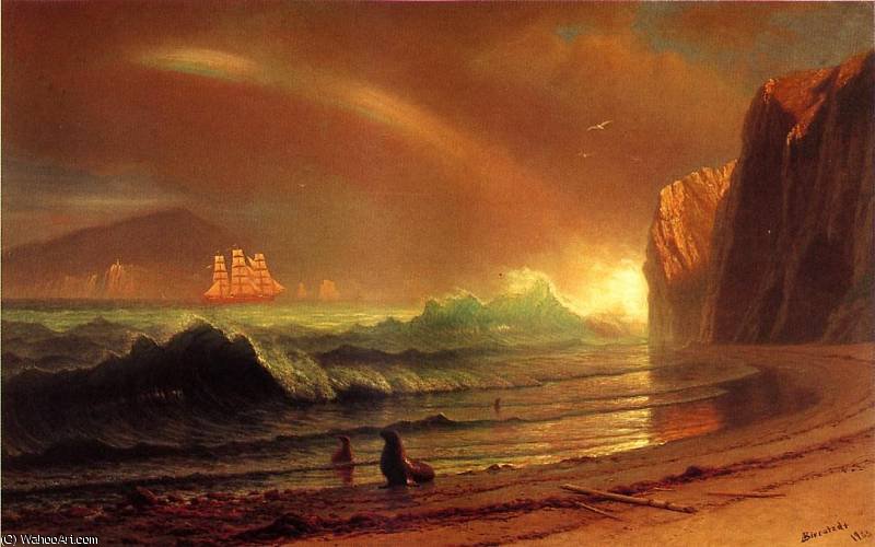 The Golden Gate — Albert Bierstadt