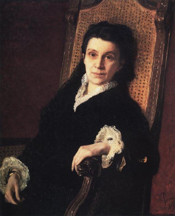 Portrait Of Polixena Stasova — Ilya Yefimovich Repin