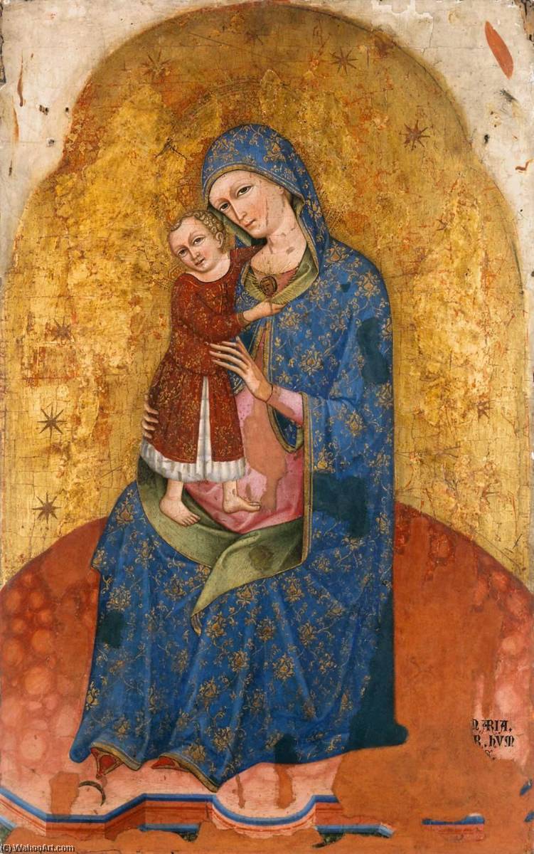 Altarpiece Of The Virgin Mary (central Panel) — Meneghello Di Giovanni De' Canali