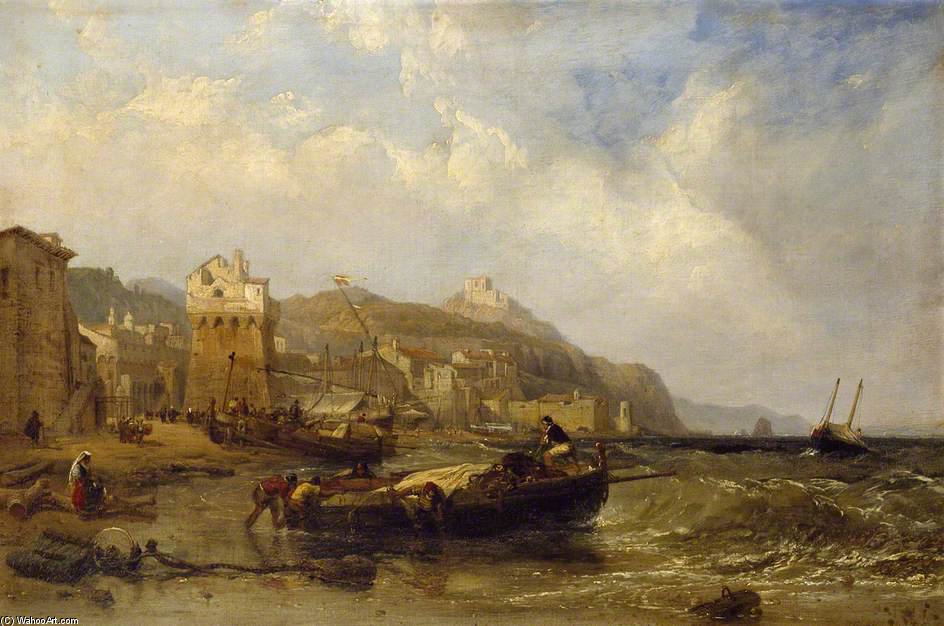 A View Of Vietri In The Gulf Of Salerno — Clarkson Frederick Stanfield