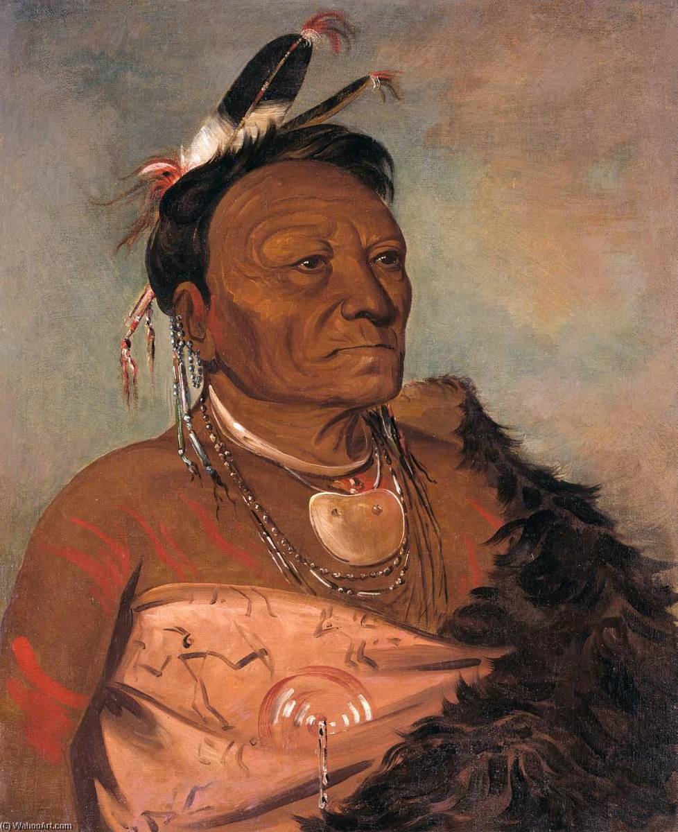 Wee Tá Ra Shá Ro, Head Chief Of The Tribe — George Catlin