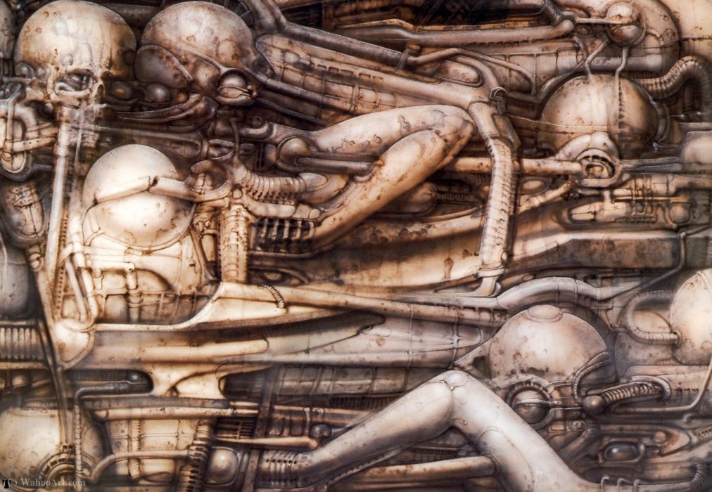 Hr Giger Landscape Xvii — H.r. Giger