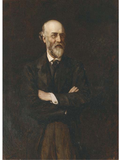 Portrait Of A Gentleman, Three-quarter-length, In A Black Frock Coat — Sir Hubert Von Herkomer