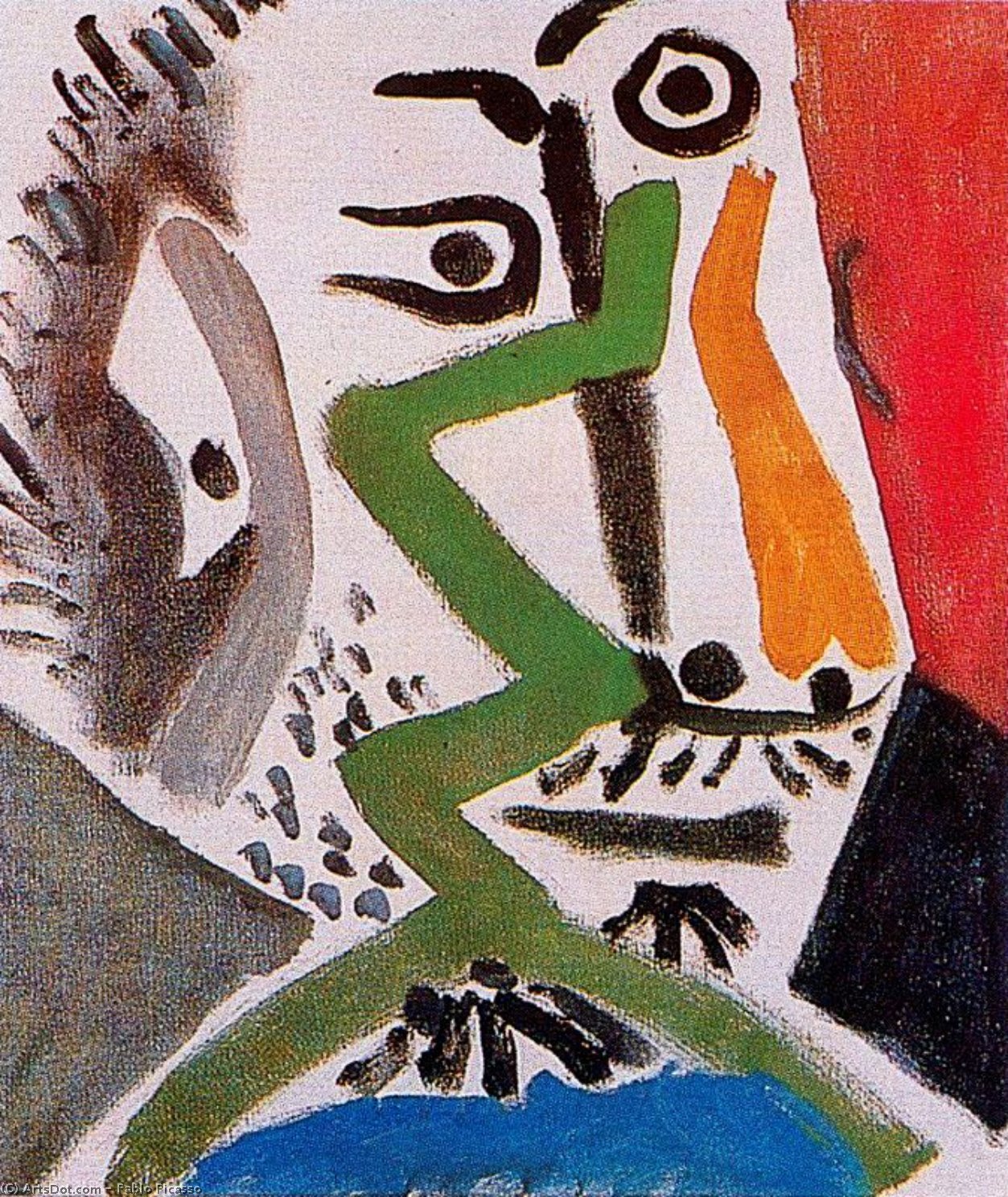 Head Of A Man 10 — Pablo Picasso