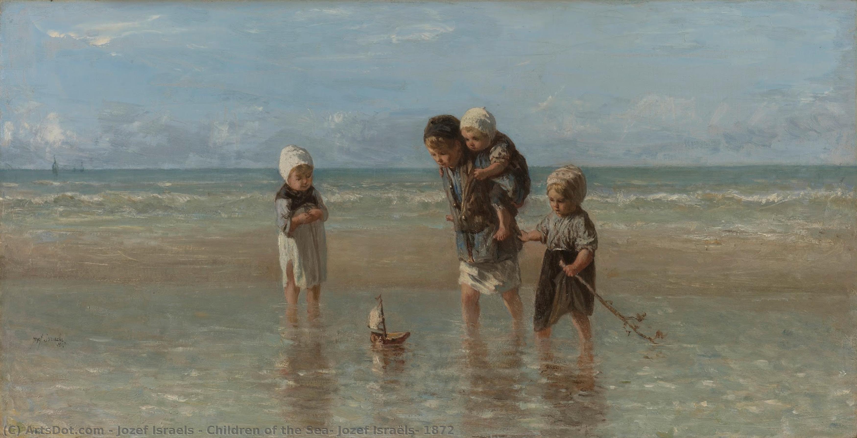 Children Of The Sea, Jozef Israëls, 1872 — Jozef Israëls