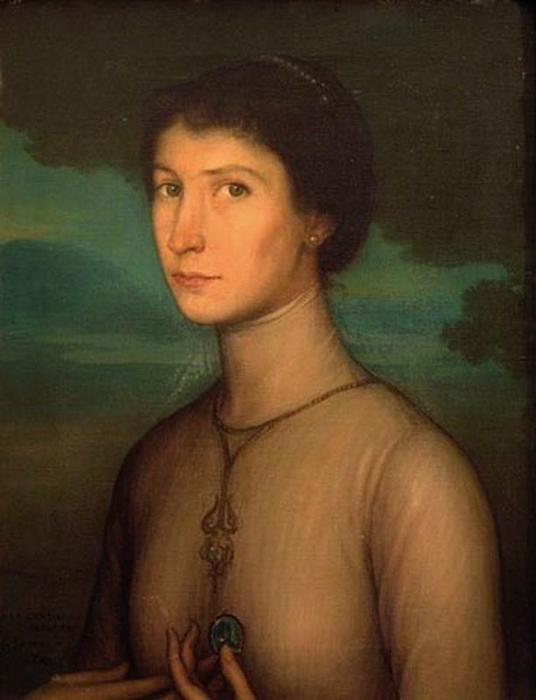 Boceto Para El Retrato De Ysolina Gállego — Córdoba Julio Romero De Torres