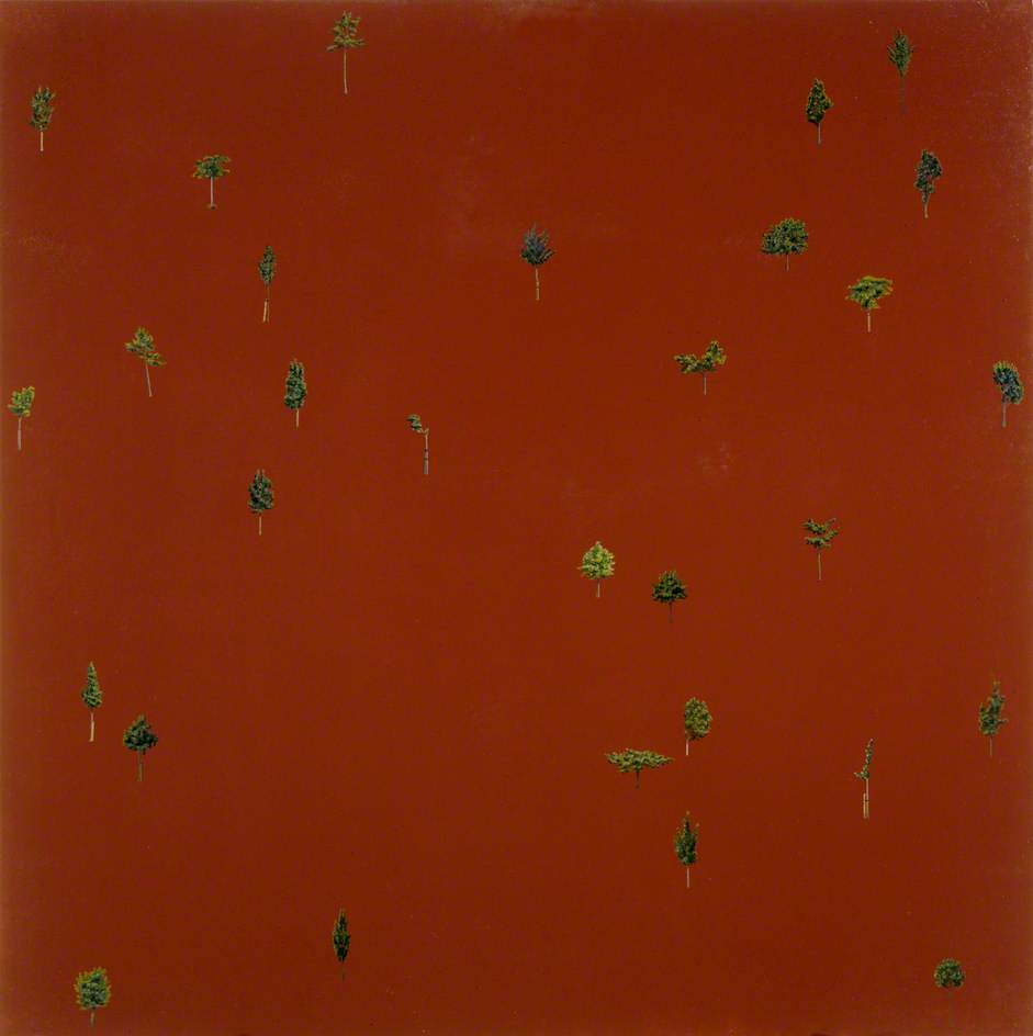Untitled Red Landscape Painting — Блейз Драммонд