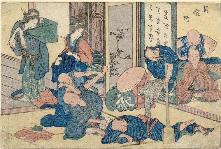 Street Scenes Newly Pubished (8) — Katsushika Hokusai