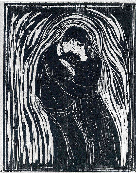 Modelo Frente Al Porche — Edvard Munch