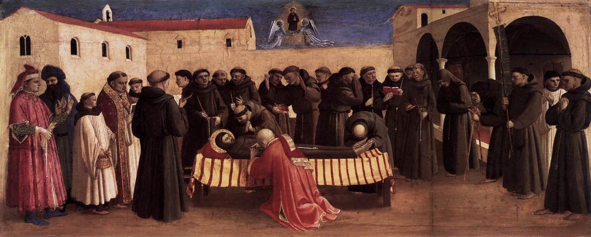 The Lamentation Over St Francis — Fra Angelico