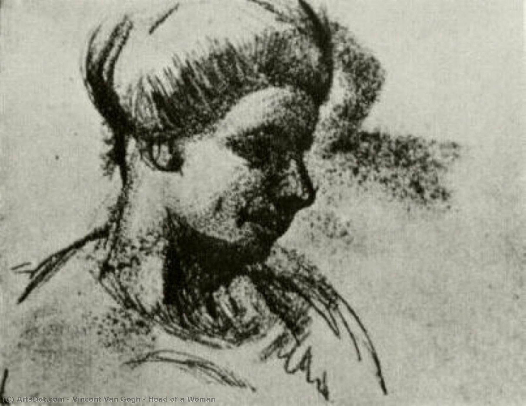 Kopf Einer Frau — Vincent Willem Van Gogh