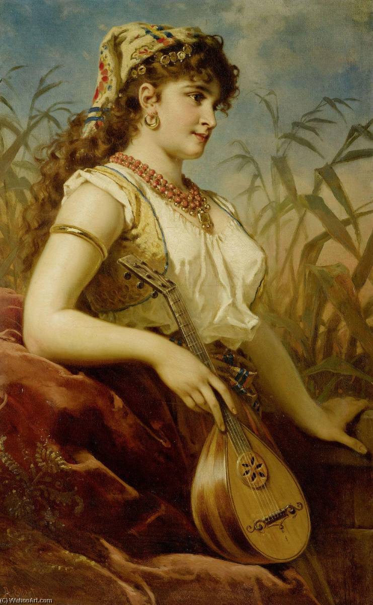 The Mandolin Player — Anton Ebert