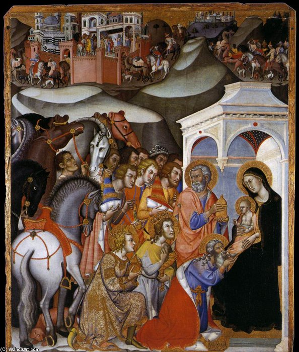 The Adoration Of The Magi — Manfredi De Battilor Bartolo Di Fredi Fredi