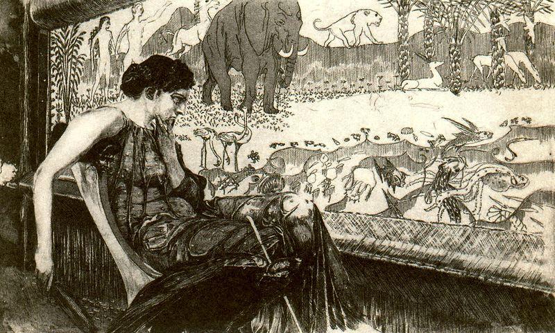 The Diploma Of Leuckart.penelope — Max Klinger
