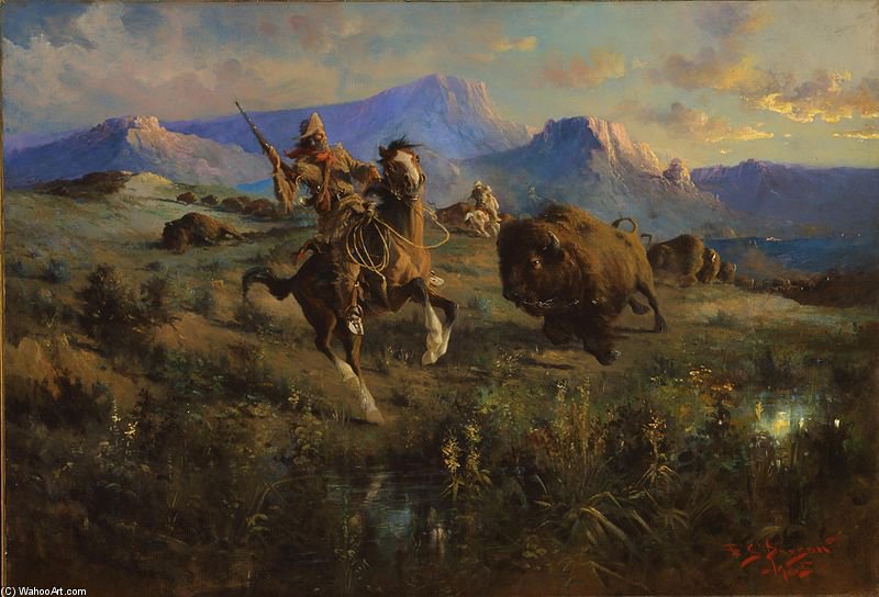 Buffalo Hunt — Эдгар Сэмюэл Паксон