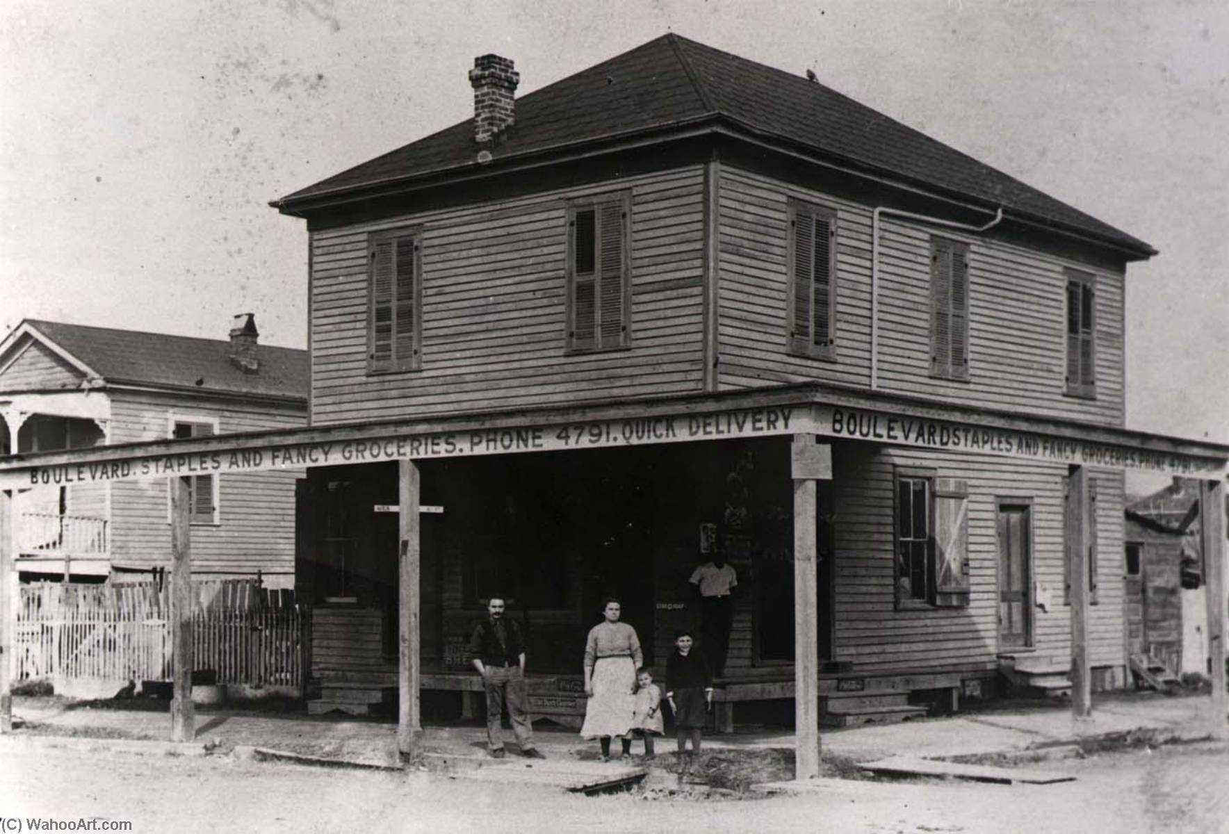 Micheletti Store At 1528 Avenue N, From The Corner Stores Of Galveston, Galveston County Cultural Arts Council — Betty Tichich