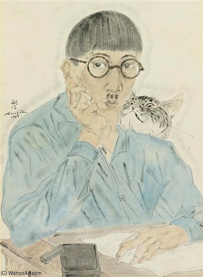 Autoportrait À L'atelier — Léonard Tsuguharu Foujita