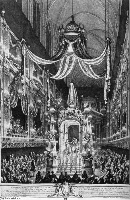 Funeral Pomp Of The Dauphine, Marie-thérèse Of Spain — Charles Nicolas Cochin