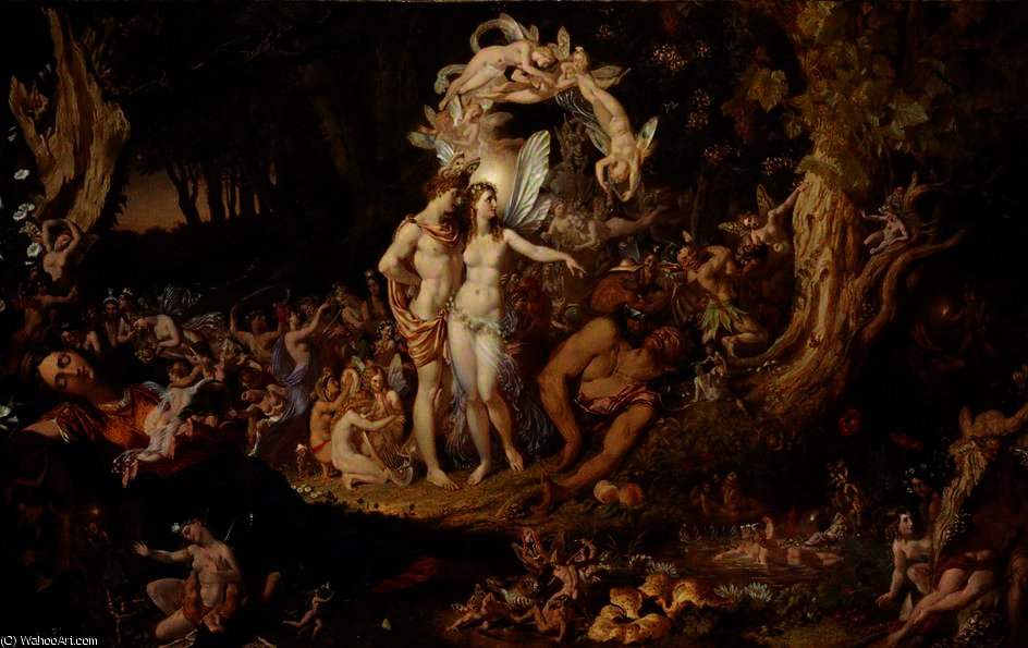The Reconciliation Of Oberon And Titania — Sir Joseph Noel Paton