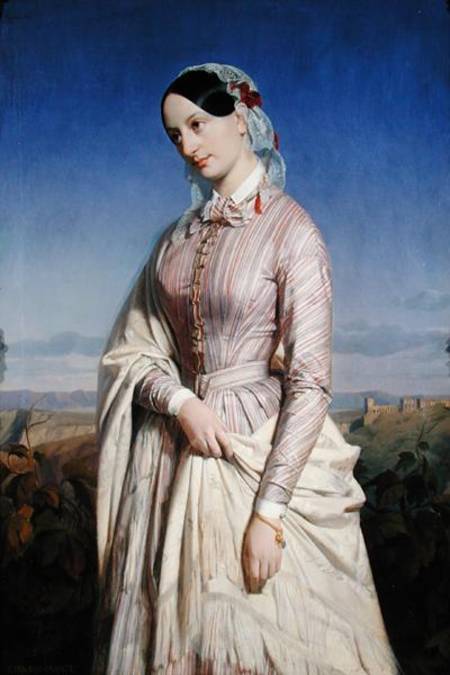 Portrait Of A Woman — Edouard Louis Dubufe