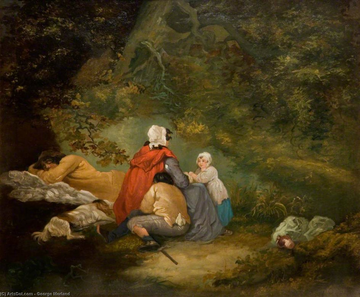 The Sleepers (gypsy Scene) — George Morland