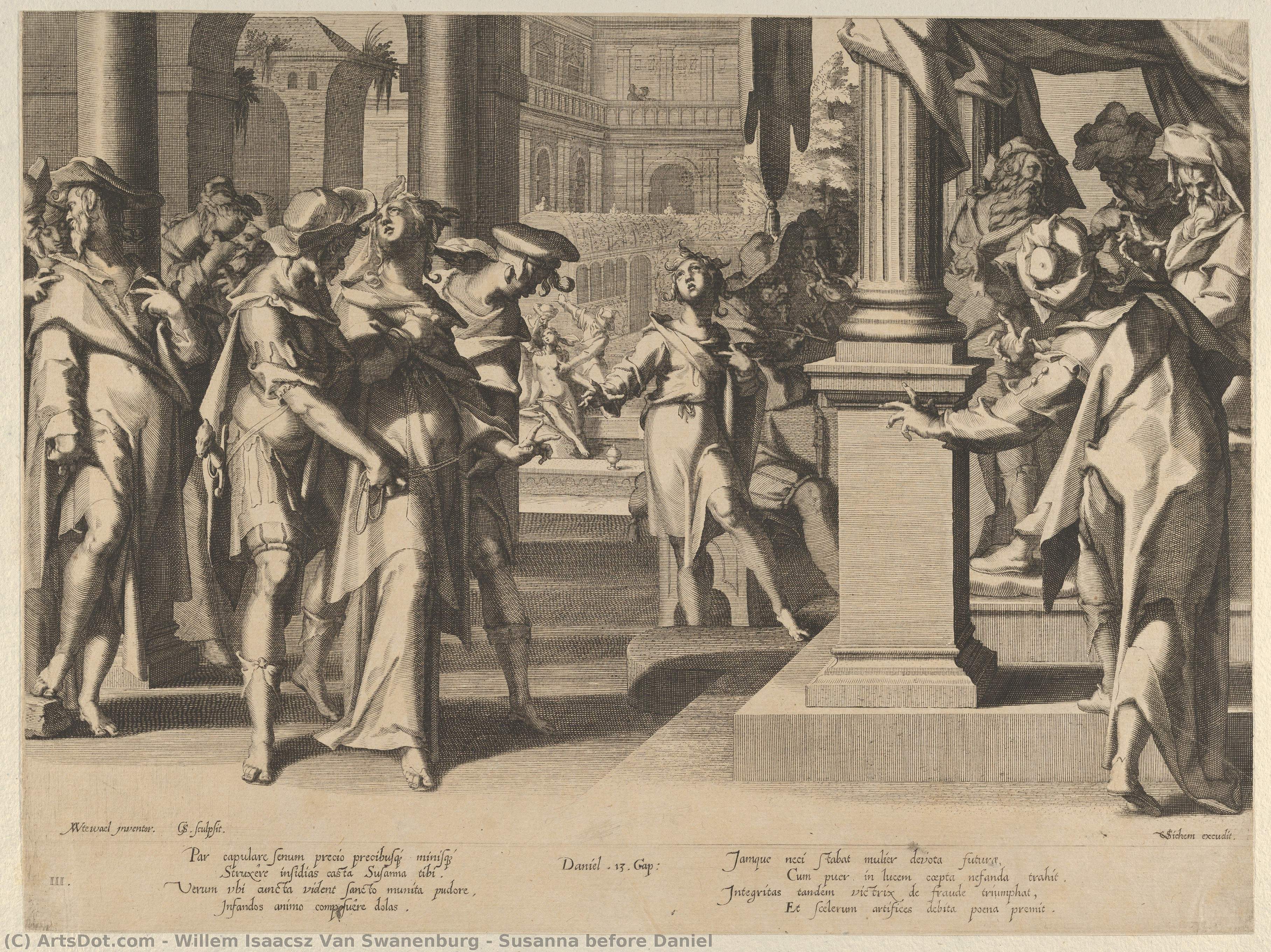 Susanna Before Daniel — Willem Isaacsz Van Swanenburg