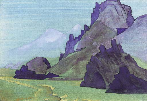 View Of The Himalayan Foothills — Nicholas Roerich