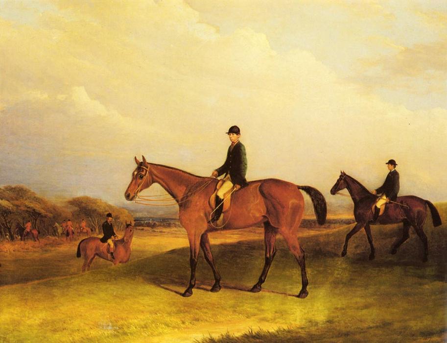 A Jockey On A Chestnut Hunter — Sr John E Ferneley