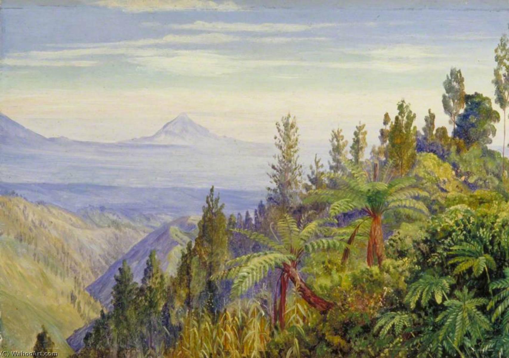 The Ardjuno Volcano From Tosari, Java — Marijana Nort