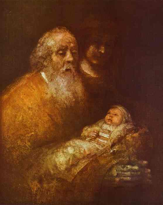 Simon In Temple — Rembrandt Van Rijn