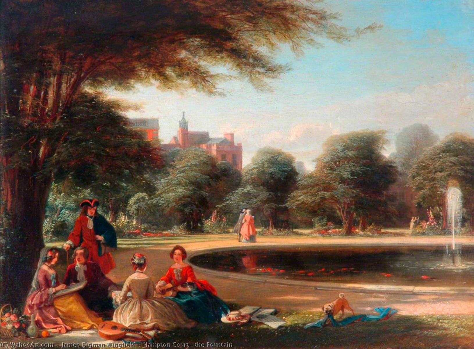 Hampton Court, The Fountain — James Digman Wingfield