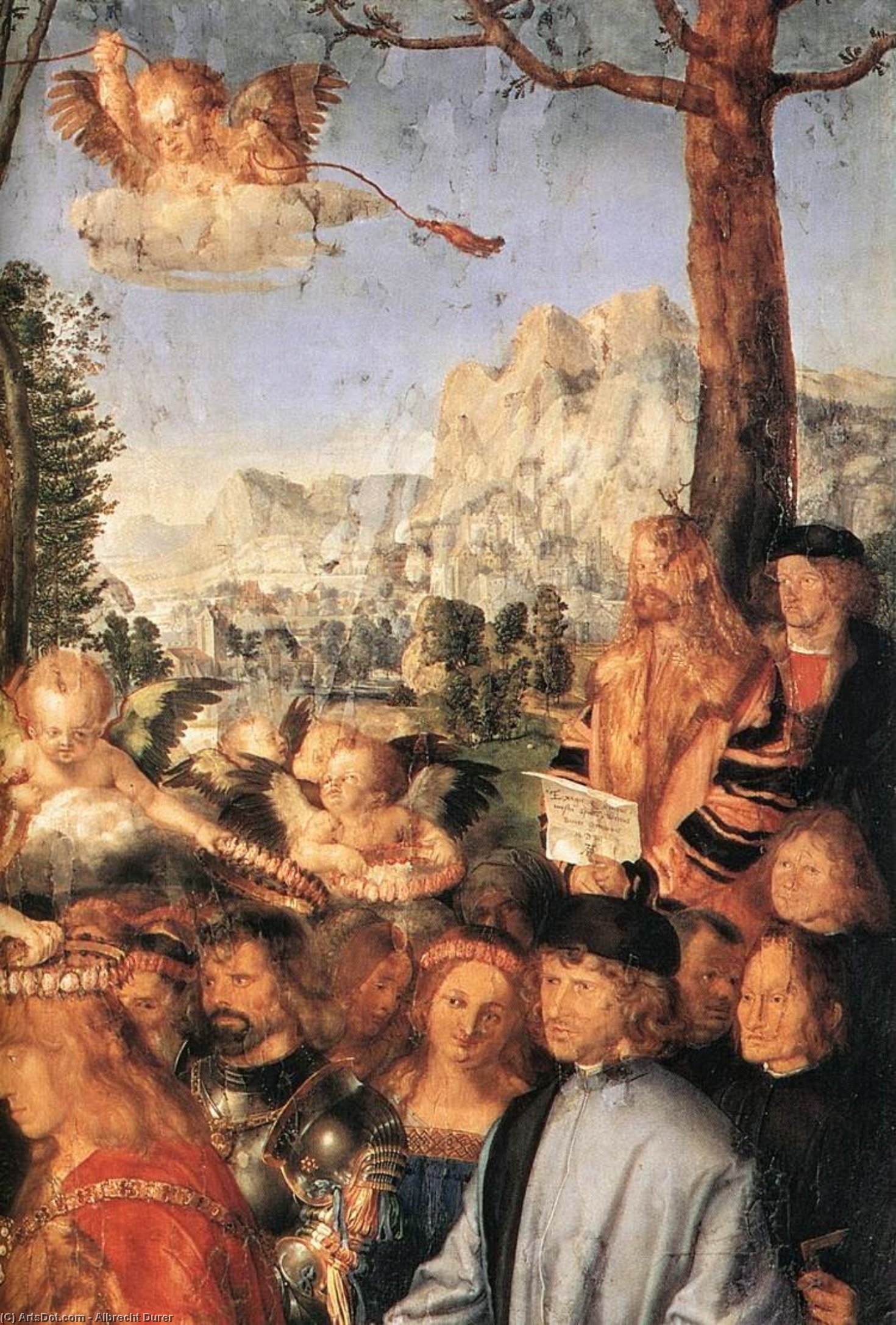 Fest Der Rosengirlanden (detail) — Albrecht Dürer
