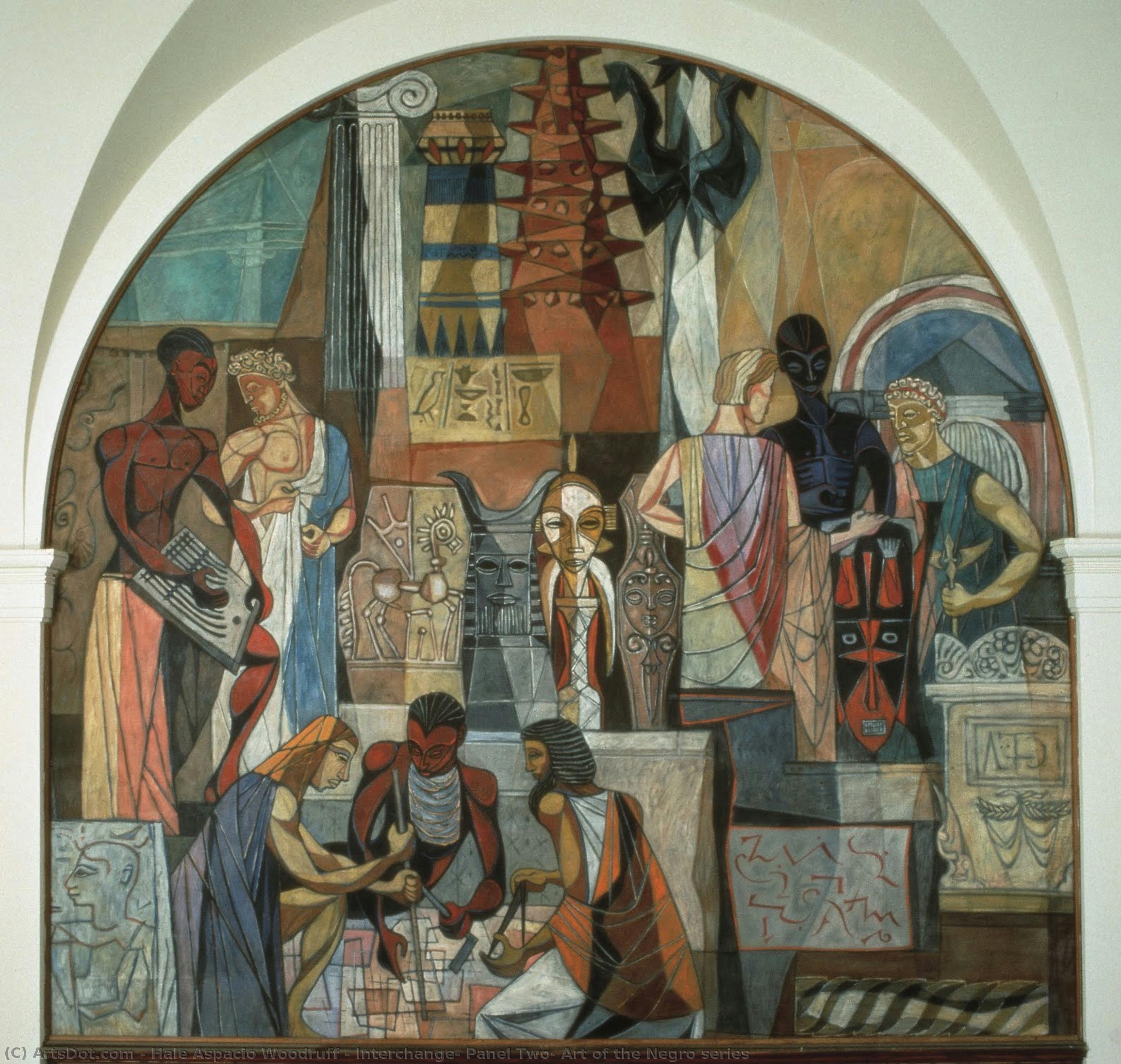 Interchange, Panel Two, Art Of The Negro Series — Hale Aspacio Woodruff