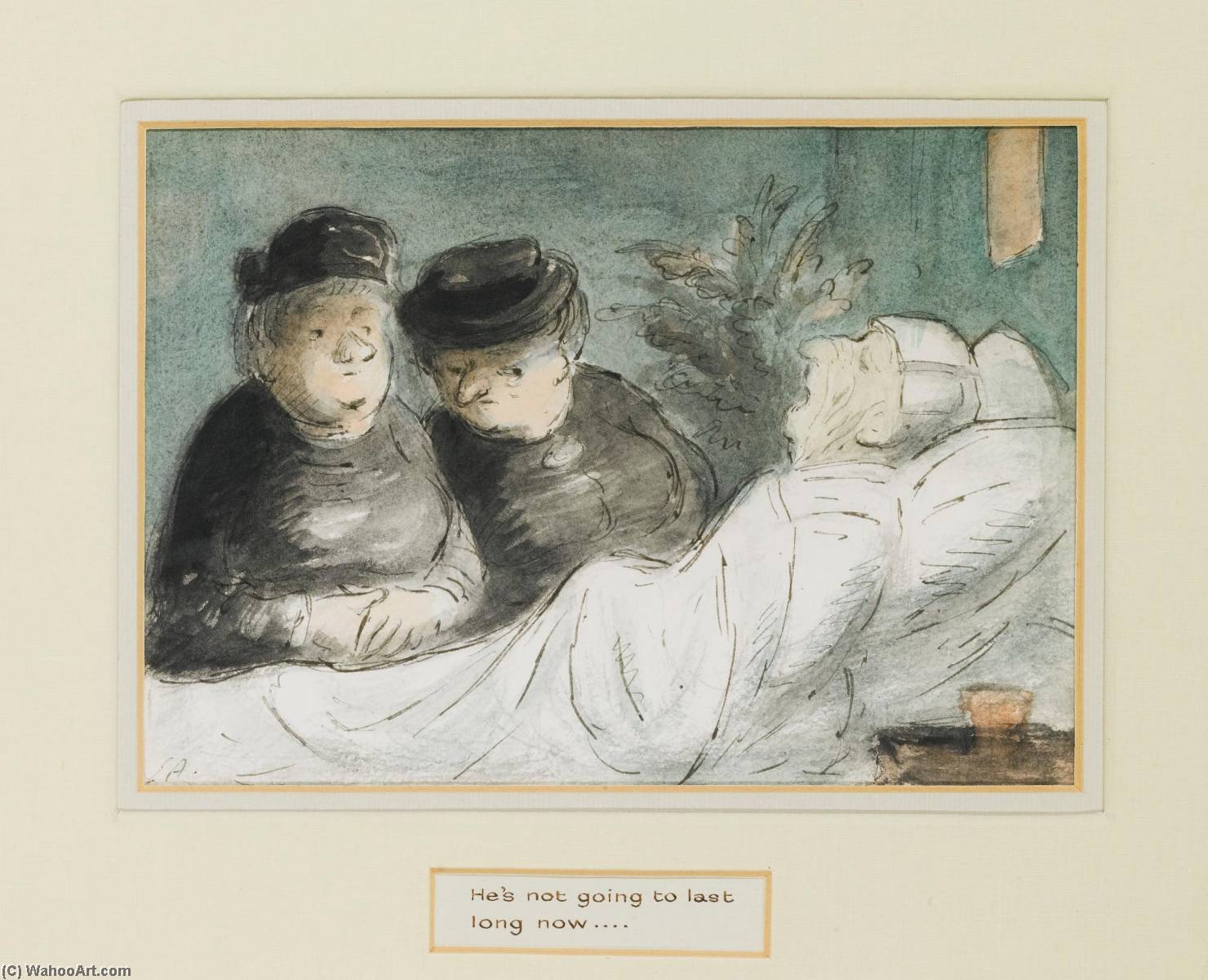 He's Not Going To Last Long Now — Edward Ardizzone