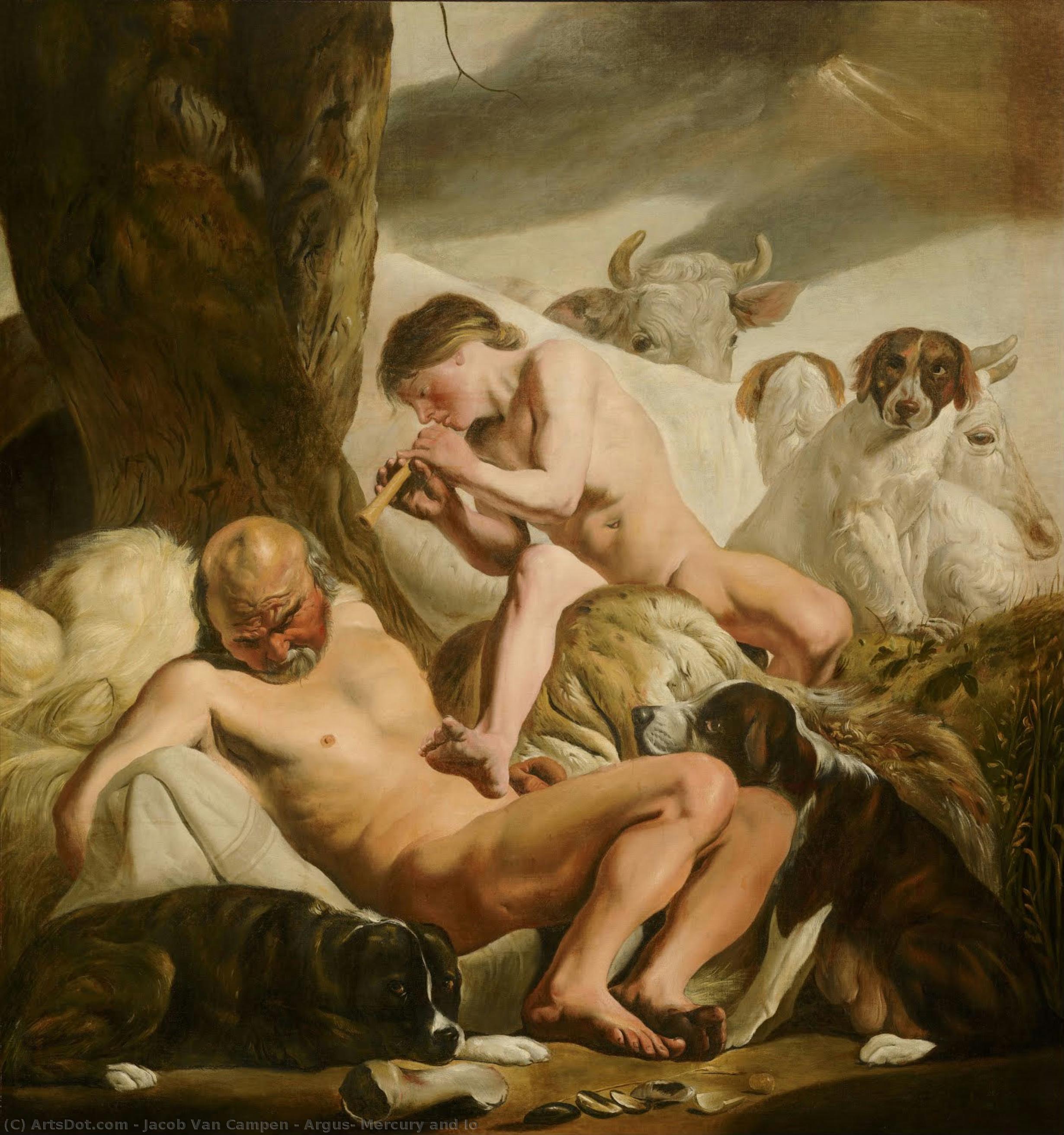 Argus, Mercury And Io — Jacob Van Campen