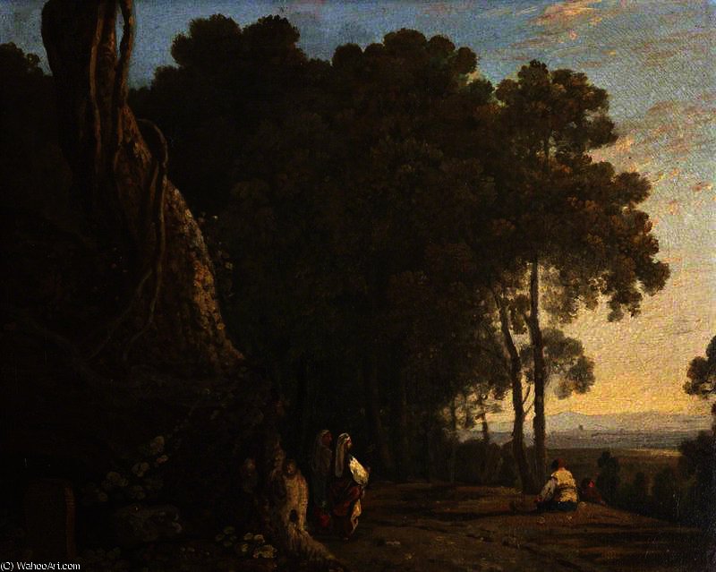 Gypsies At The Entrance To A Wood — Ričard Vilson