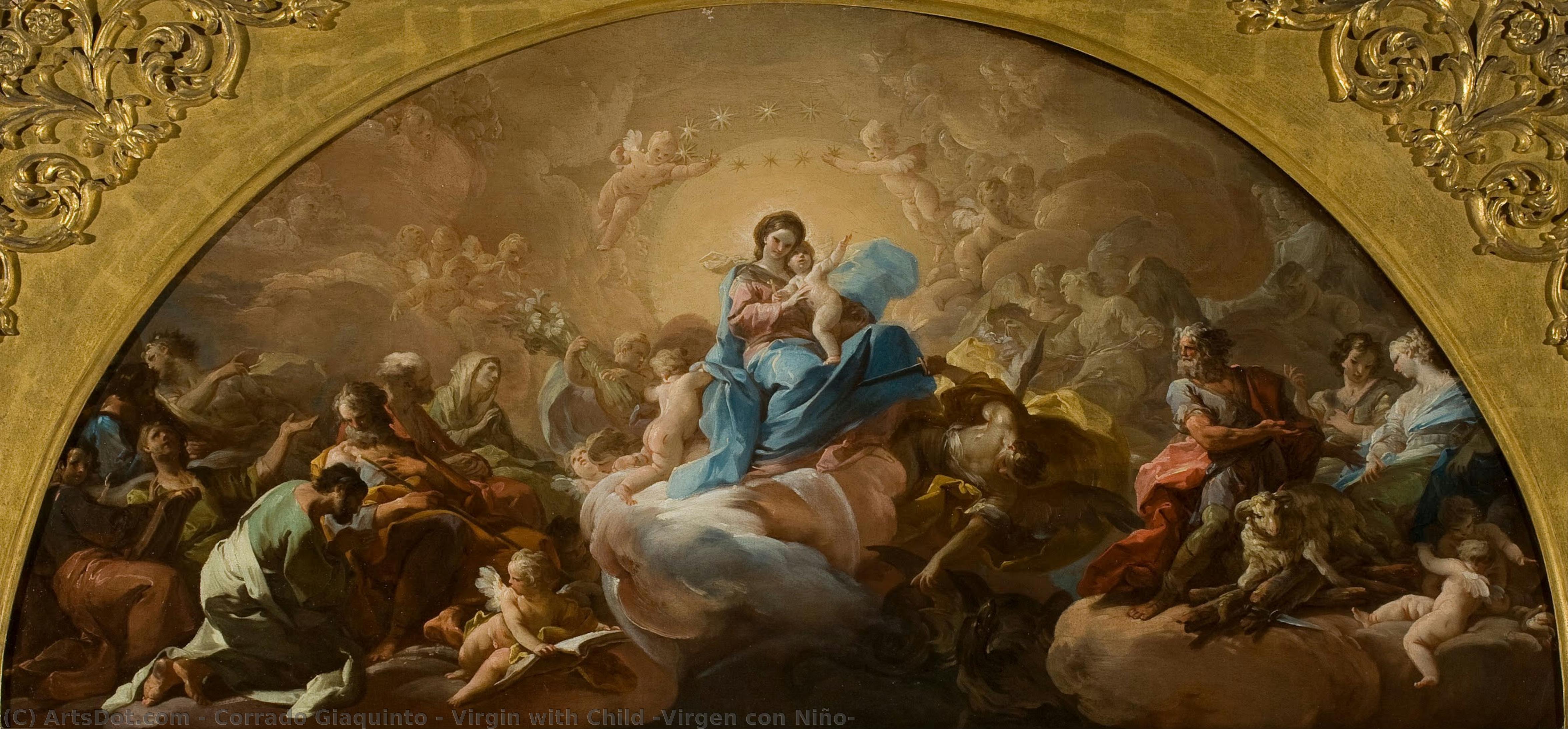 Virgin With Child (virgen Con Niño) — Corrado Giaquinto