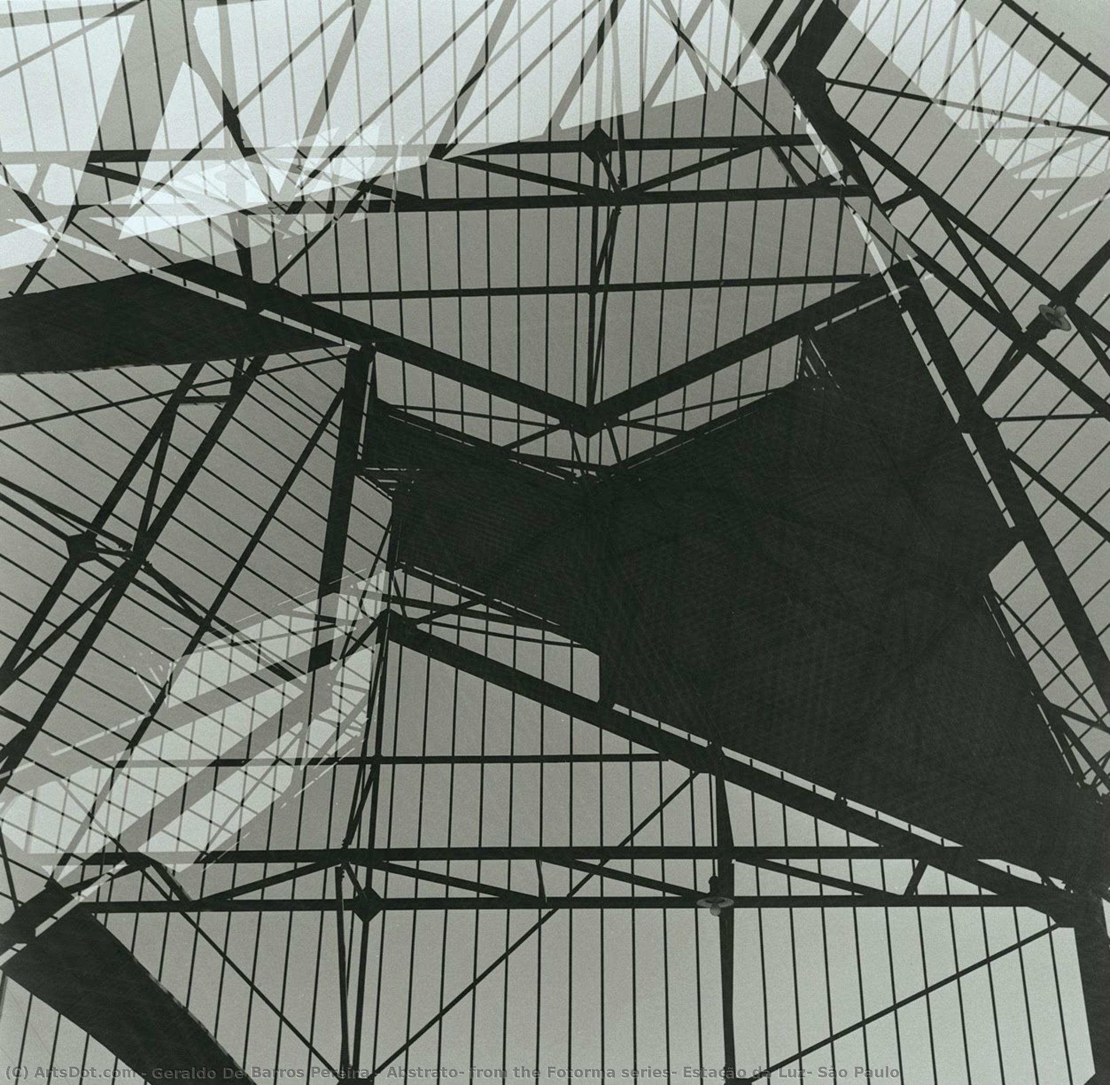 Abstrato, From The Fotorma Series, Estação Da Luz, São Paulo — Geraldo De Barros